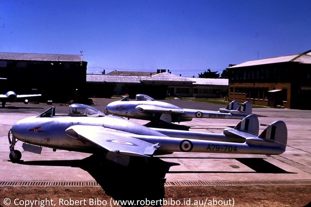 De Havilland DH-100/DH-115 Vampire, (A79-704 & A79-467)