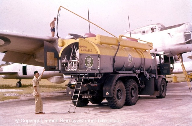 AEC 6×6 2500 gallon AVTUR refueller.
