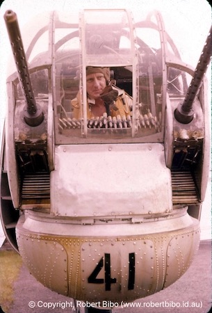 The rear gunner.